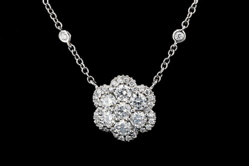 De Beers Jewellers 18kt White Gold Aura heart-shaped Diamond Pendant  Necklace - Farfetch