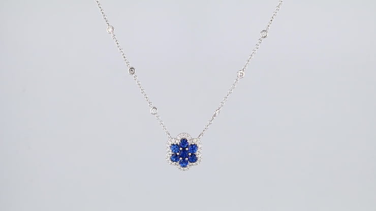 December (Blue Topaz) Birthstone Necklace Created with Zircondia® Crystals  | eBay