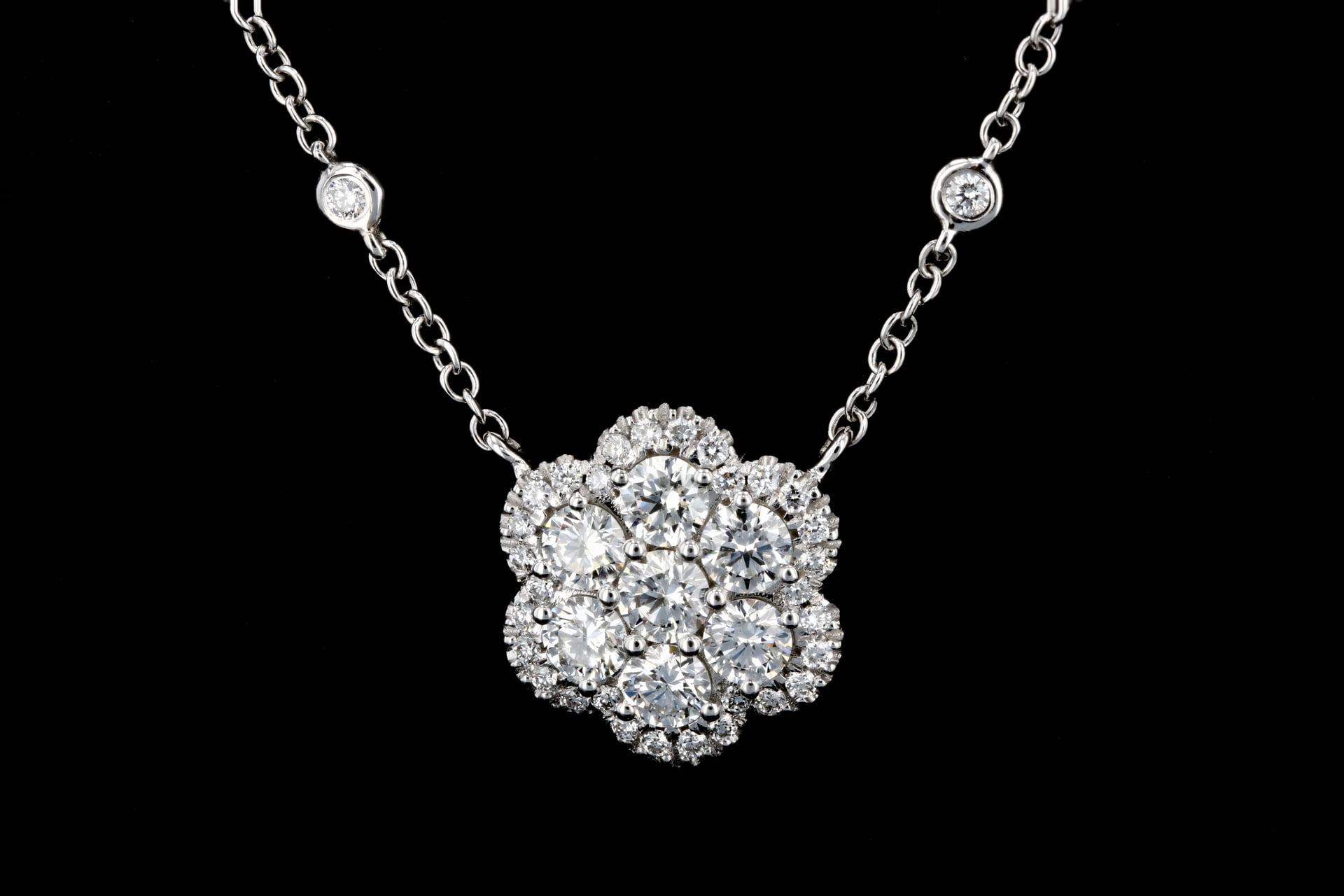Diamond by the Yard Necklace - Zoe Lev Jewelry